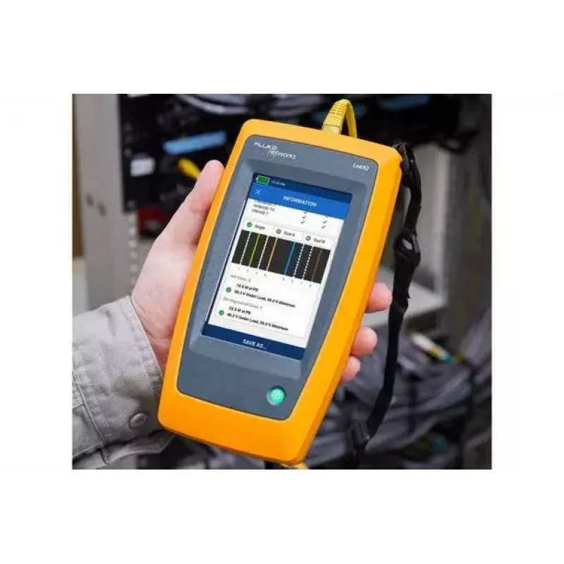 Fluke LinkIQ LIQ-KIT netwerkkabeltester-kit met IntelliTone-probe, PoE-tester, grijs/geel