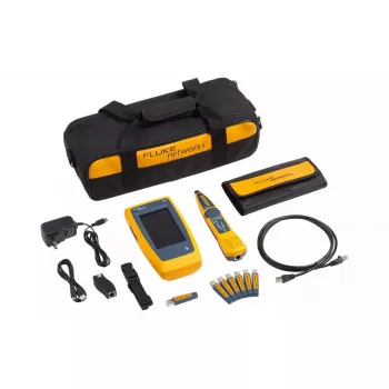 Fluke LinkIQ netwerktester zwart blauw oranje RJ-45 305 m