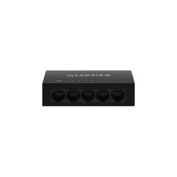 Lanview LVN-DESK-5PORT-1G unmanaged 5-poorts gigabit ethernet-switch