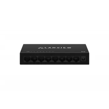 Unmanaged switch Lanview LVN-DESK-8PORT-1G — 8-poorts 1 Gbps ethernet desktop switch
