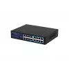 Unmanaged switch Lanview LVN-1U-16PORT-1G 16-poorts 1 Gbit/s ethernet, rackmontage 1U
