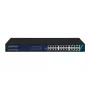 Unmanaged switch Lanview LVN-1UMOUNT-24PORT-1G 24-poorts gigabit ethernet switch, 1U-inbouw