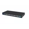 Lanview unmanaged switch LVN-1UMOUNT-48PORT-2SFP-1G — 48x RJ45 1G-poorten, 2x SFP-uplinks