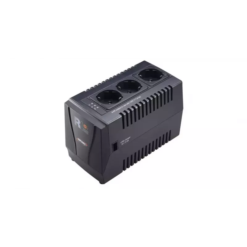 UPS Infosec R1 USB 1000 1 kVA 500 W 3 AC-uitgangen