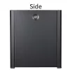 Wandmontage-rack LOGON RWP09U56BL 9U zwart sleutelslot