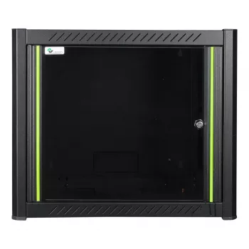 Wandmontage-rack LOGON RWP09U56BL 9U zwart sleutelslot