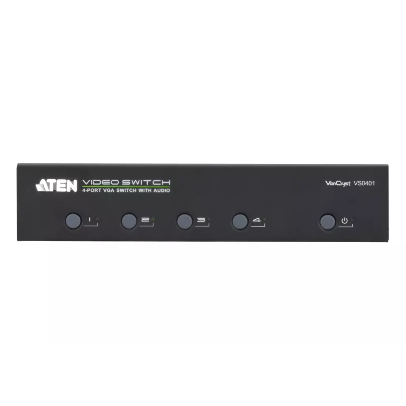 ATEN VanCryst VS0401 4-poorts VGA-audio-/videoswitch