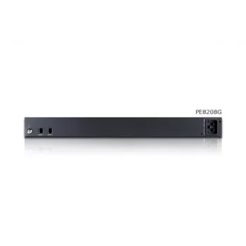 ATEN PE8208G eco PDU, geschakeld & per stopcontact gemeten, 8 stopcontacten (7x C13, 1x C19), 16A, 1U