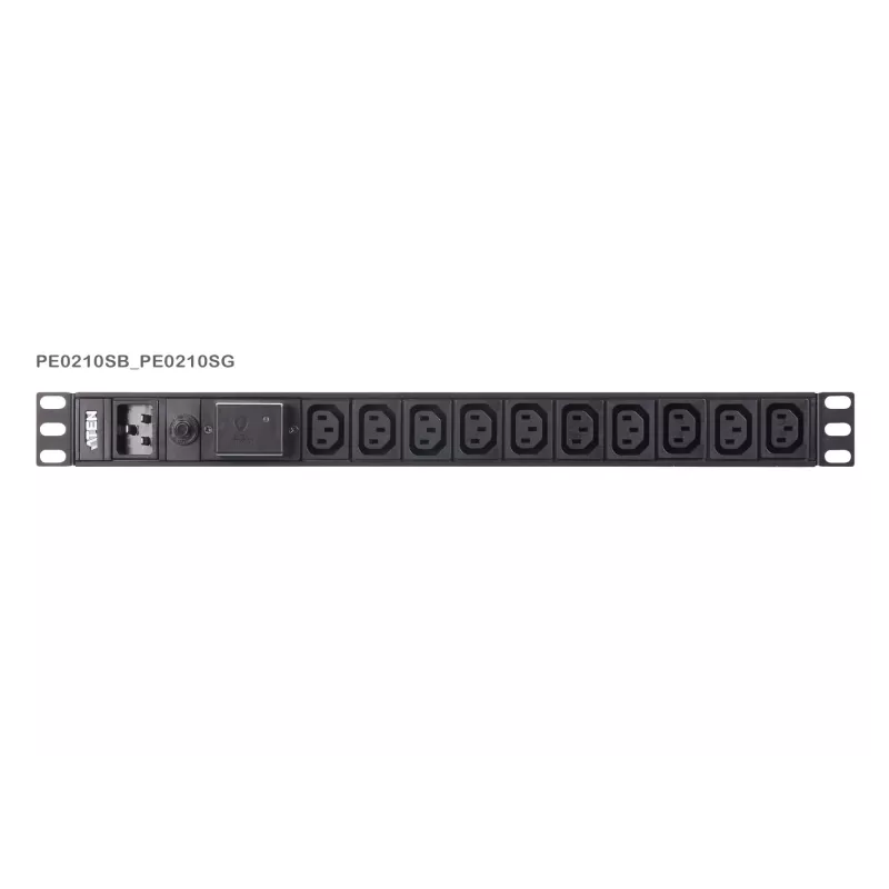 ATEN 1U 16A 10-poorts Basic PDU