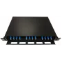 Lanview LVO-101015 uitschuifbaar glasvezelpaneel ODF, 1U, 24 vezels, LC, SM OS2