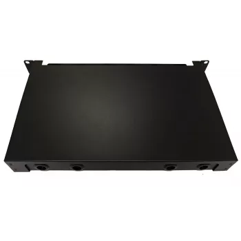 Lanview LVO-101020 glasvezel-schuifpaneel ODF, LC SM OS2, 48 vezels, 1HE