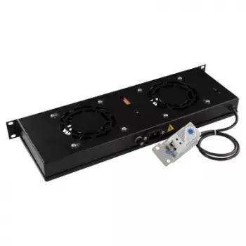 Ventilatorpaneel LOGON RAF310BL zwart 2 ventilatoren