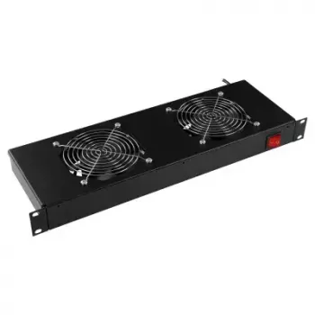 Ventilatorpaneel LOGON RAF310BL zwart 2 ventilatoren