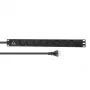 Lanview LVR-2MDK-LIC-DK8 stroomverdeleenheid (PDU) 8 AC-uitgangen 1U zwart