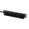 Lanview LVR-2MSCH-LIC-SCH4 10-inch stekkerdoos met 4 Schuko-contacten