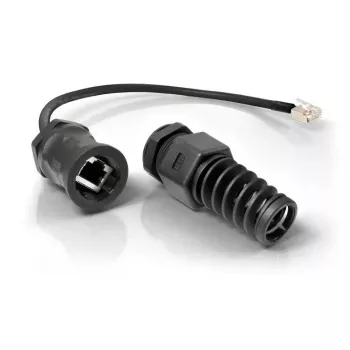 Netwerkkabel QuWireless QRJ45 RJ-45 RJ-45 0,16 m zwart