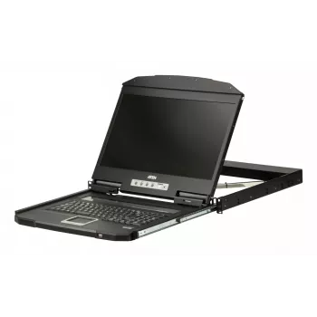 ATEN CL3700NW rackconsole 47 cm (18,5 inch) 1920 x 1080 pixel metaal, kunststof zwart 1HE