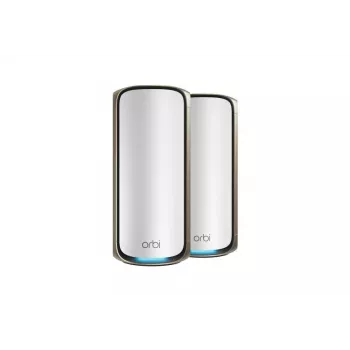 NETGEAR Orbi 970 serie quad-band WiFi 7, 2-pack quad-band (2,4 GHz / 5 GHz-1 / 5 GHz-2 / 6 GHz) Wi-Fi 6 (802.11ax) grijs 3 intern