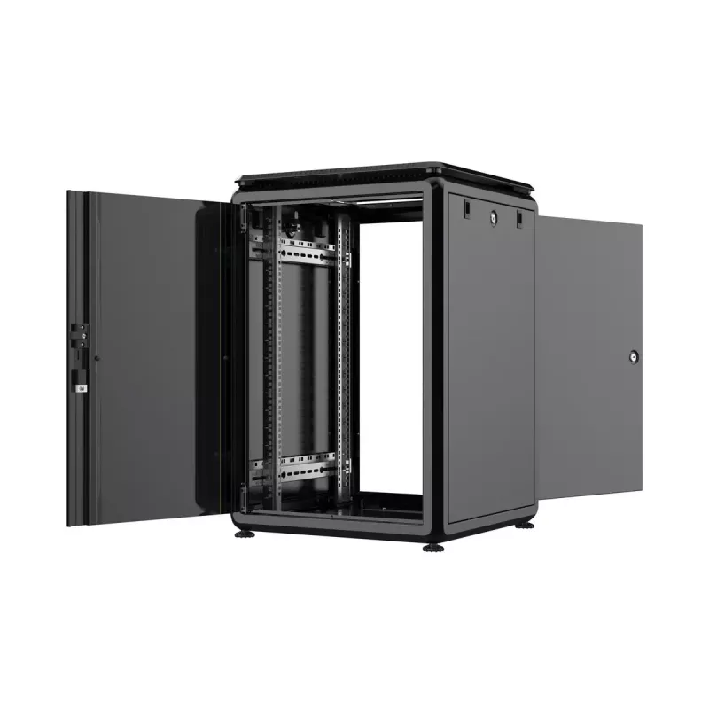 Rackkast Lanview RDL16U66BL 16U zwart 600 kg IP20