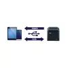 POS-printer Star Micronics TSP143IV UEWB GY thermisch direct 250 mm/s bedraad draadloos
