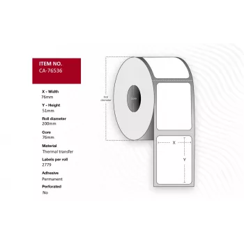 Capture CA-76536 labelprinter-labels