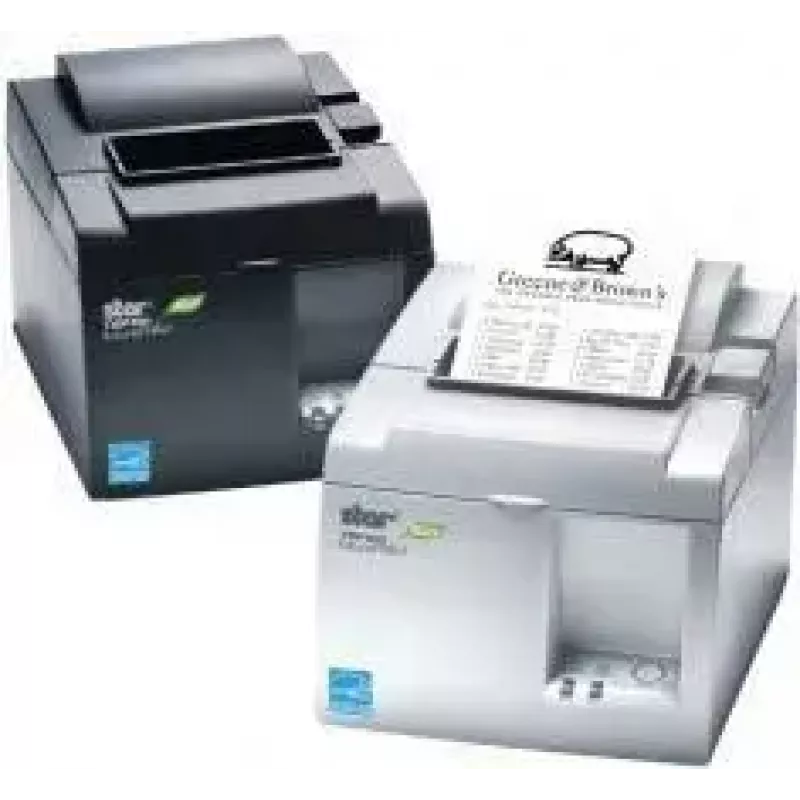 Thermische printer voor kassabonnen Star Micronics TSP143IIIBI2 203 dpi met automatische snijder, grijs