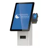 Wandgemonteerde selfservice-kioskhouder ergonomic solutions SPK402-02 — wandhouder voor selfserviceterminals