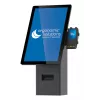 Wandgemonteerde selfservice-kioskhouder ergonomic solutions SPK402-02 — wandhouder voor selfserviceterminals