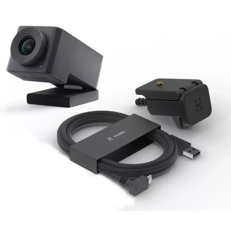 Camera Huddly IQ met microfoon 12 MP zwart