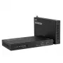 Netwerkzender & -ontvanger Lindy 100m Cat.6A 2 host USB 3.2 Gen 1 & HDMI 4K60