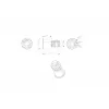 Kabelmanagementoplossing VivoLink VLDG24-B voor 24 kabels, bureau- of rackorganizer, zwart