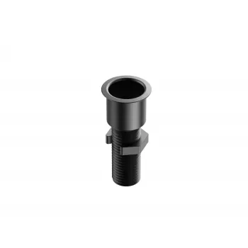 VivoLink VLDG24L-B bureaubladkabeldoorvoer, zwart, groot, tot 55 mm