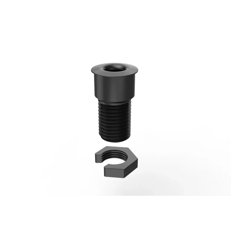 Vivolink VLDG22-B bureau-kabeldoorvoer voor gat van 22 mm, aluminium, zwart