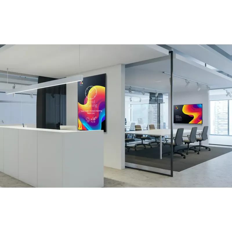 Sharp PN-ME982 digital signage display 2,49 m (98 inch) LED 450 cd/m² 4K Ultra HD zwart Android