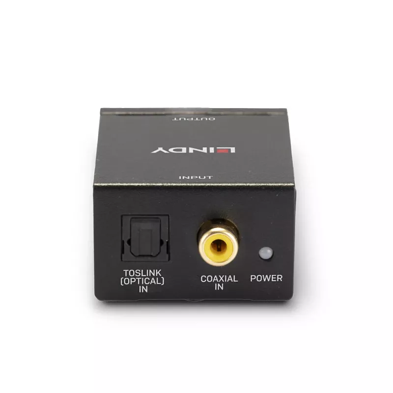 Lindy TosLink (optisch) en coaxiaal naar phono DAC