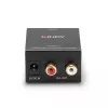 Lindy TosLink (optisch) en coaxiaal naar phono DAC