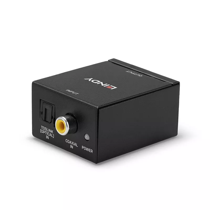 Lindy TosLink (optisch) en coaxiaal naar phono DAC