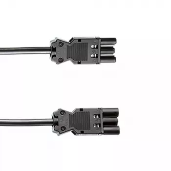 Stroomkabel Bachmann 375.0053 zwart 5 m GST18 H05VV-F 3G1.5