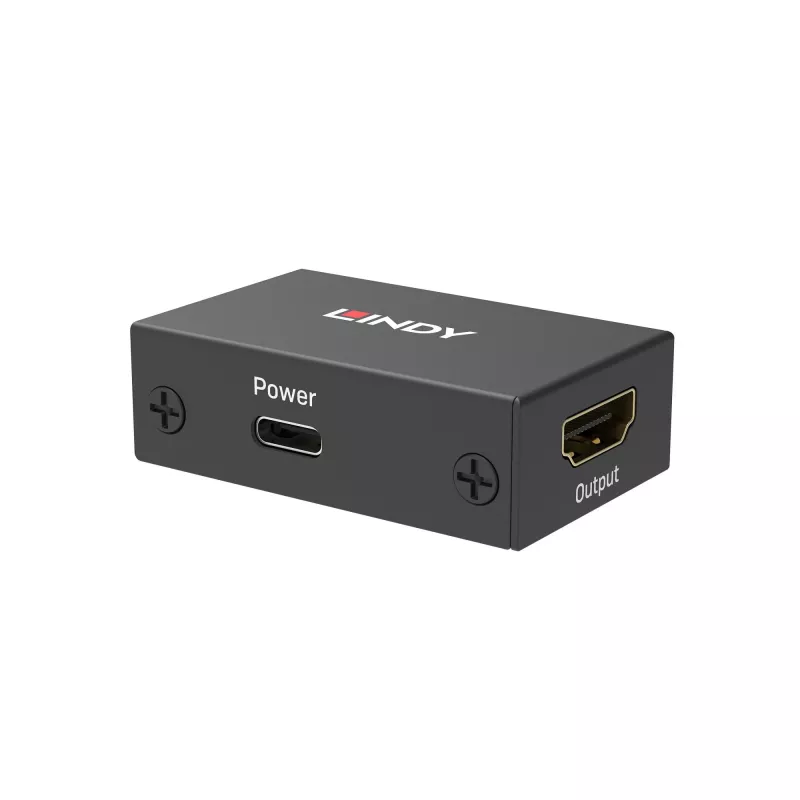 AV-repeater Lindy HDMI 8K60 repeater 48 Gbit/s metaal bedraad