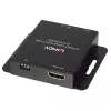 Zender & ontvanger Lindy 70m Cat.6 4-poorts HDMI 4K30 en IR splitter extender met loop out