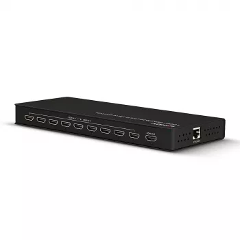 Lindy 9-poorts HDMI 10.2G multi-view switch zwart 30Hz