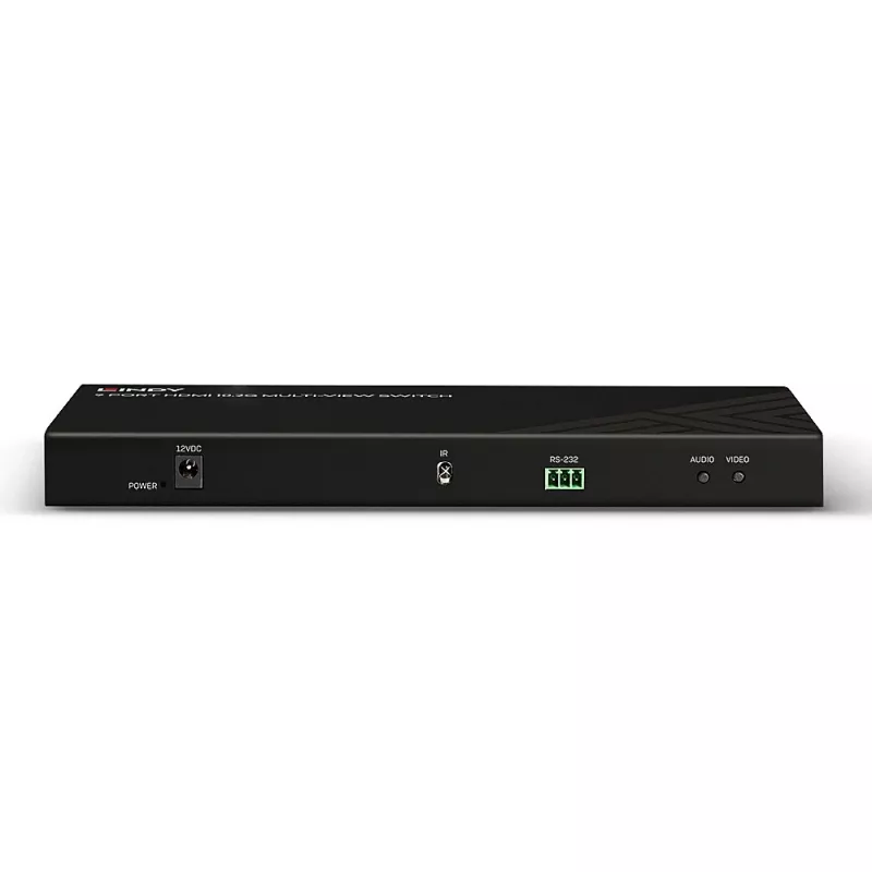 Lindy 9-poorts HDMI 10.2G multi-view switch zwart 30Hz