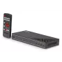 AV-receiver Lindy 4x1 4K60 HDMI seamless multiview switch, 3840x2160@60Hz, 12V 2,5A, zwart