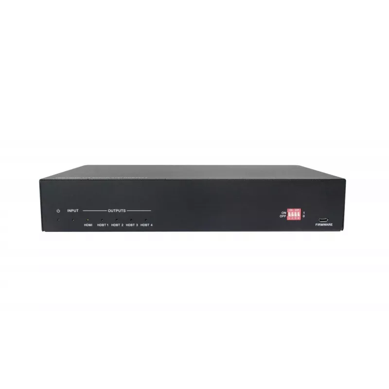 Vivolink VLHDBSP1X4V2 HDBaseT 2.0-splitter 1x4 met loop