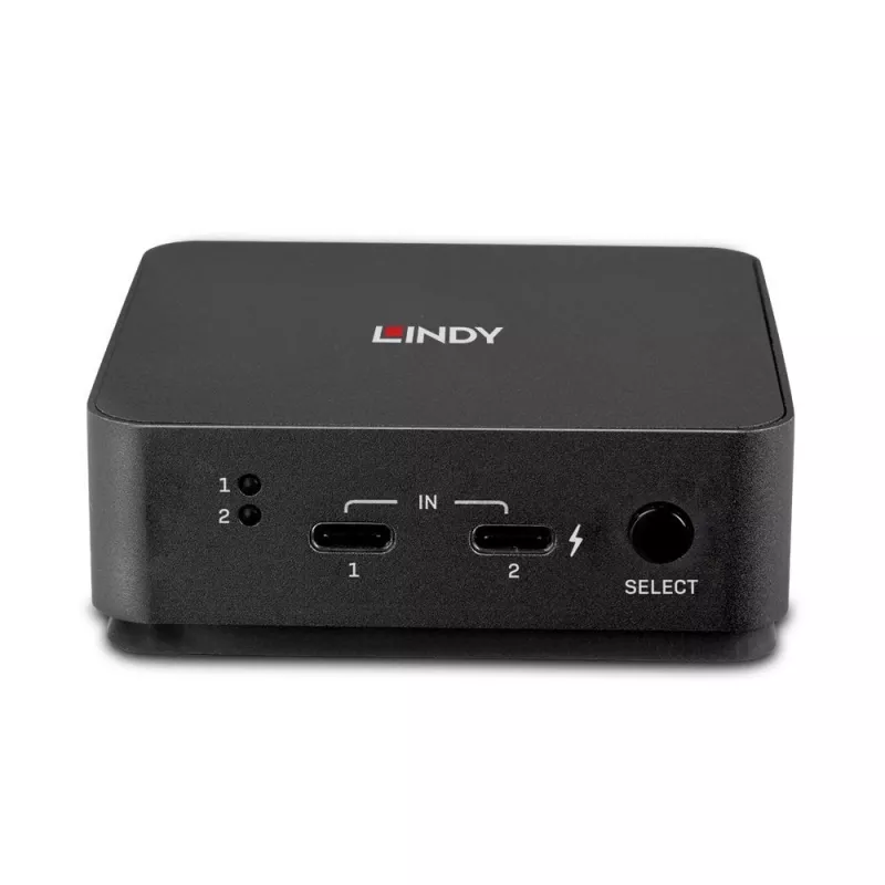 Lindy 2-poorts Type-C, dual HDMI 4K60 KVM-switch