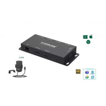 USB-grafische adapter Vivolink VLUSBCHUB2V2 met meerdere aansluitingen