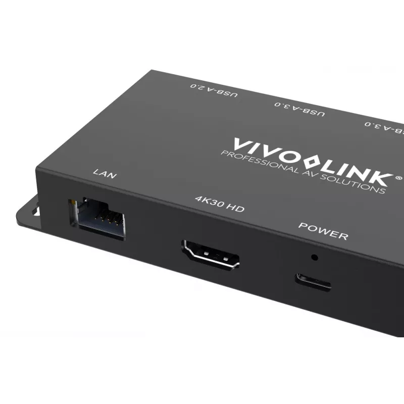 USB-grafische adapter Vivolink VLUSBCHUB2V2 met meerdere aansluitingen