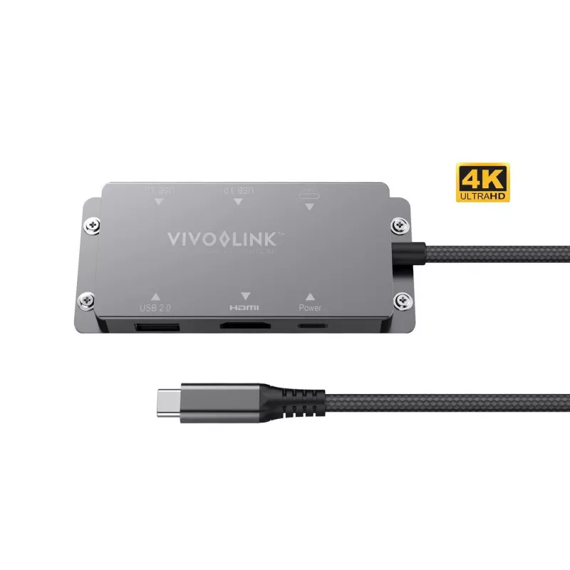 USB-grafische adapter Vivolink VLUSBCHUB 3840 x 2160 pixel USB Type-C