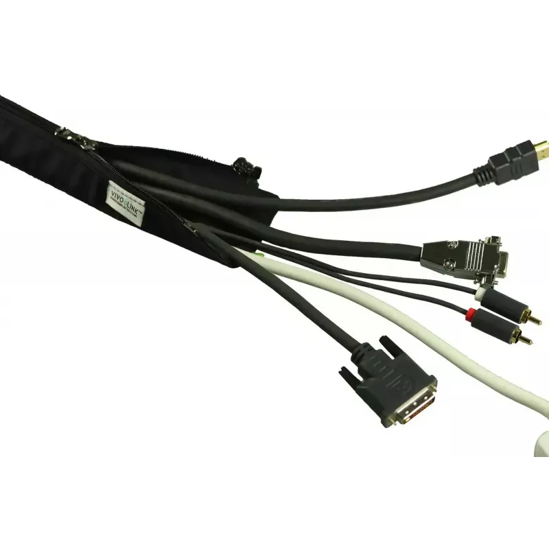 Vivolink PROZIPSLEEVE2.5 kabelslang zwart