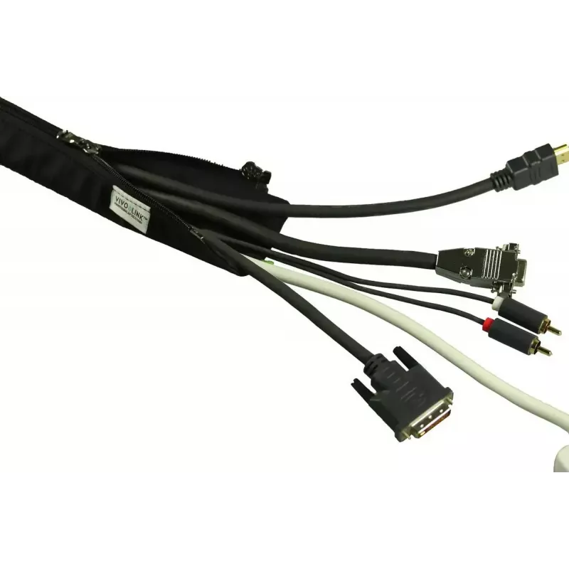 Vivolink PROZIPSLEEVE2.5 kabelslang zwart